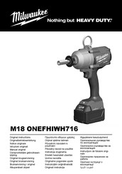 Milwaukee M18 ONEFHIWH716 Manual Original