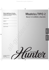 Hunter 22540 Manual Del Usuario