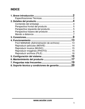 WOXTER I-Box 100 Manual Del Usuario