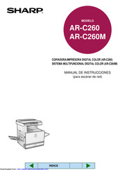 Sharp AR-C260 Manual De Instrucciones