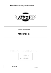 Atmos PDK 33-10 Manual Del Usuario