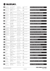 Suzuki 99115-63T10-K01 Instrucciones De Montaje