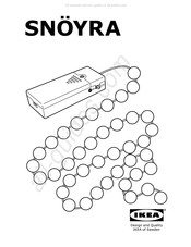 IKEA SNÖYRA Manual Del Usuario