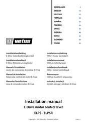 Vetus ELPSR Manual De Instalación