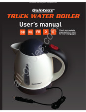 Quintezz TRUCK WATER BOILER Manual Del Usuario