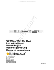 LightProcessor QCOMMANDER REPLICA Manual De Instrucciones