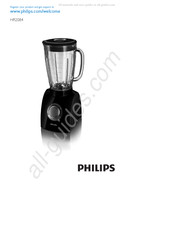 Philips HR2084 Manual Del Usuario