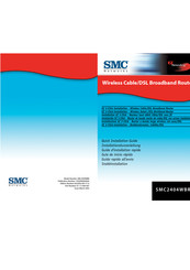 SMC Networks SMC2404WBR Guia De Inicio Rapido