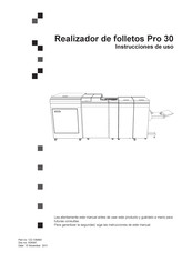 Xerox Plockmatic Pro30 Instrucciones De Uso