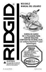 RIDGID MS1290LZ Manual Del Usuario