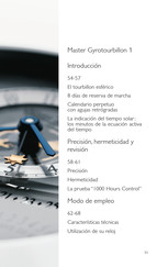 Jaeger-leCoultre Master Gyrotourbillon 1 Manual Del Usuario