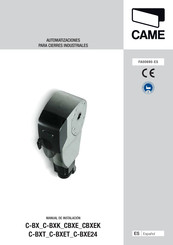 CAME C-BXK Manual De Instalación