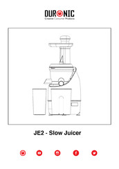 Duronic JE2 Manual De Instrucciones