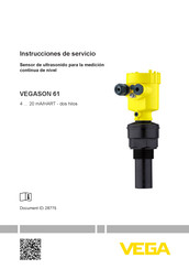 Vega VEGASON 61 Instrucciones De Servicio