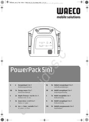 Waeco PowerPack 5 in 1 Instrucciones De Uso