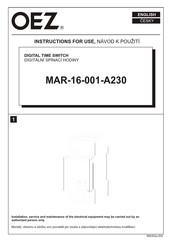 OEZ MAR-16-001-A230 Instrucciones De Uso