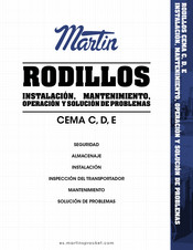 Martin CEMA E Instalación, Mantenimiento, Operación Y Solución De Problemas