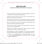 FLOS KELVIN LED Manual Del Usuario