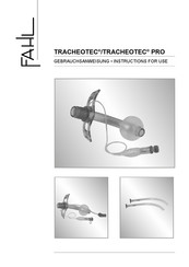 Fahl TRACHEOTEC PRO Instrucciones De Uso