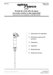 Spirax Sarco LP41 Instrucciones De Instalación Y Mantenimiento