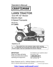 Craftsman 917.28903 Manual Del Usuario