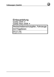 Volkswagen 2K3 017 200 Instrucciones De Montaje