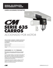 CM 635 Serie Manual De Operación, Mantenimiento Y Piezas