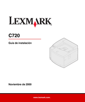 Lexmark C720 Guia De Instalacion