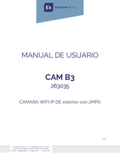 EKSELANS CAM B3 Manual Del Usuario