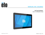 Elo Touch Solutions i 4.0 Serie Manual Del Usuario