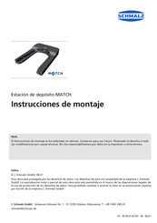 schmalz MATCH Instrucciones De Montaje