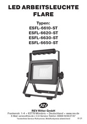 REV ESFL-6650-ST Instrucciones De Montaje Y Funcionamiento