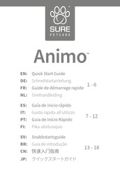 SURE petcare Animo Guia De Inicio Rapido