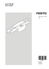 Festo ELCC-TB-KF Manual De Instrucciones Y Utilización