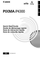 Canon PIXMA iP4300 Guía De Instalación Rápida