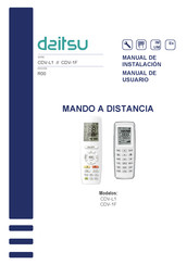 Daitsu CDV-1F Serie Manual Del Usuario