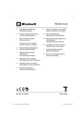 EINHELL TE-CD 18 Li E Manual De Instrucciones Original
