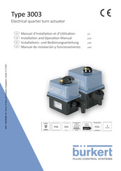 Burkert 3003 Manual De Instalación