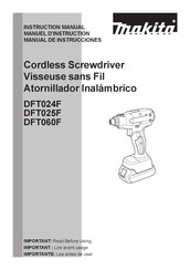 Makita DFT060F Manual De Instrucciones