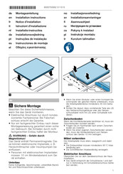 Bosch PKM611B17E Instrucciones De Montaje