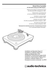Audio-Technica AT-LP5 Manual De Instrucciones