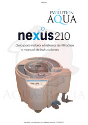 Evolution Aqua nexus 210 Guía Para Instalar