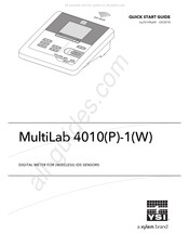 Xylem YSI MultiLab 4010-1 Manual Del Usuario