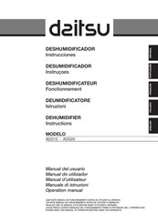 Daitsu ADD12 Instrucciones