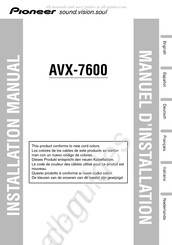 Pioneer AVX-7600 Manual De Instrucciones