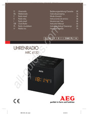 Aeg MRC 4150 Instrucciones De Servicio