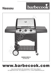 Barbecook NASSAU INOX III Instrucciones De Montaje, Utilización Y Mantenimiento