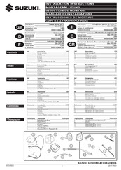 Suzuki 990E0-61M64-000 Instrucciones De Montaje