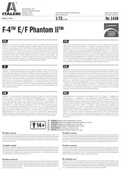 Italeri F-4 E/F Phantom II Instrucciones De Montaje