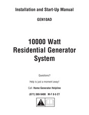 Rheem GEN10AD Manual Del Operario, De Instalación Y Arranque